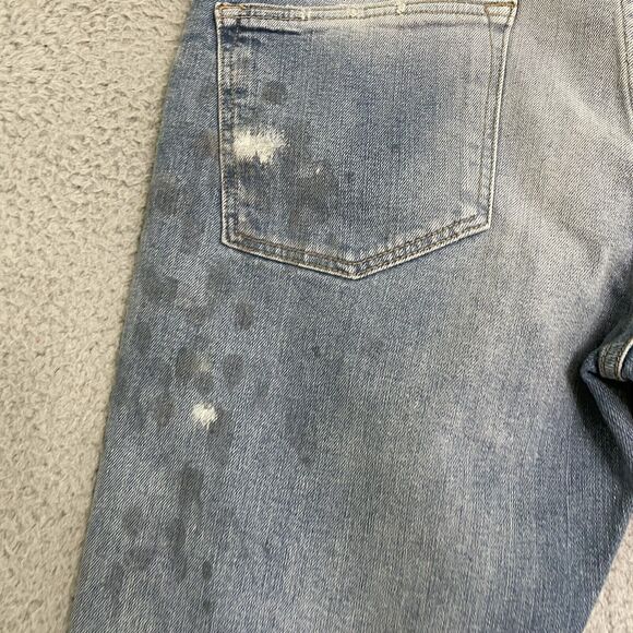 OVADIA NY Men's Light PAINT SPLATTER Skinny Fit Mid Rise Stretch Jeans 32 NWT - Picture 10 of 16